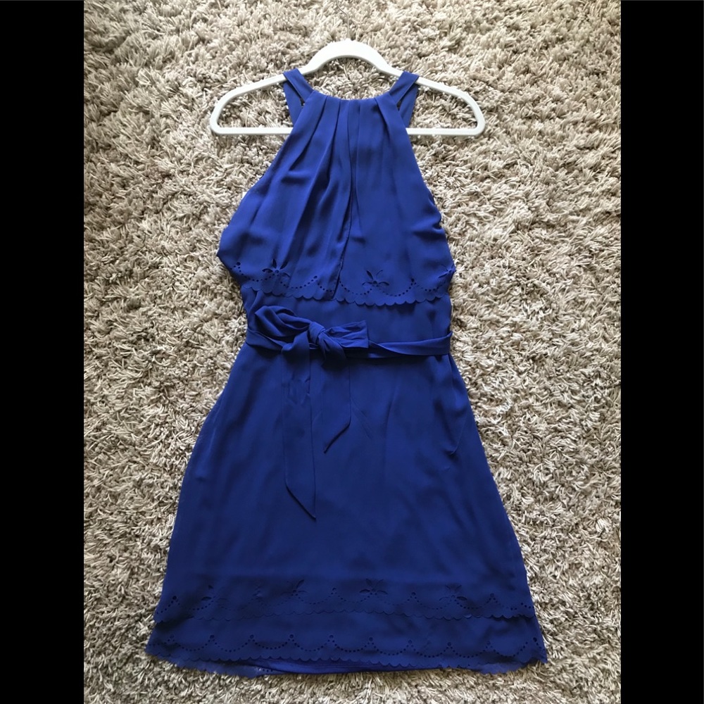 NEW Blue dress with cutout details